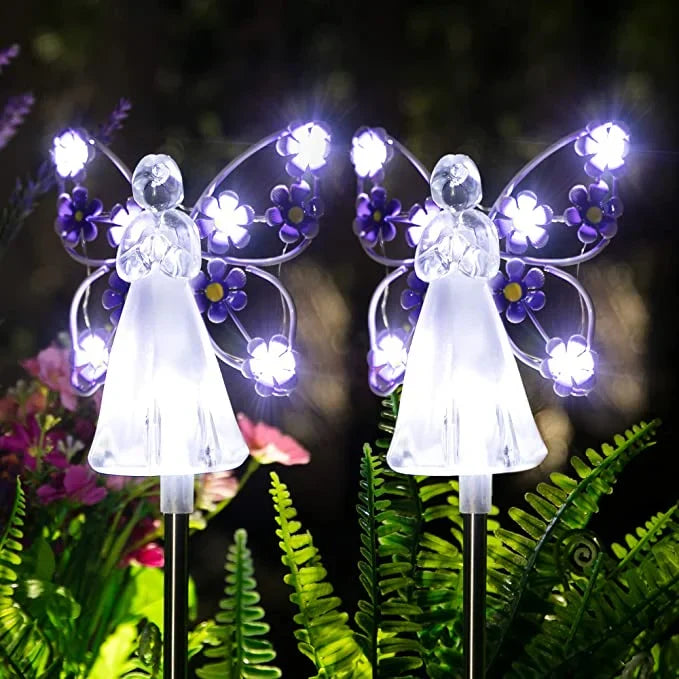 Solar Angel Garden Stake Lights