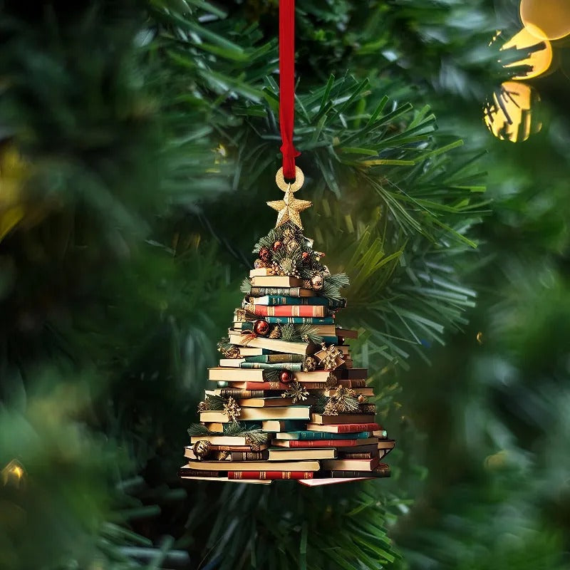 Christmas Book Tree Ornament