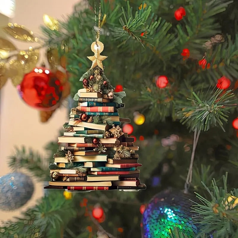 Christmas Book Tree Ornament