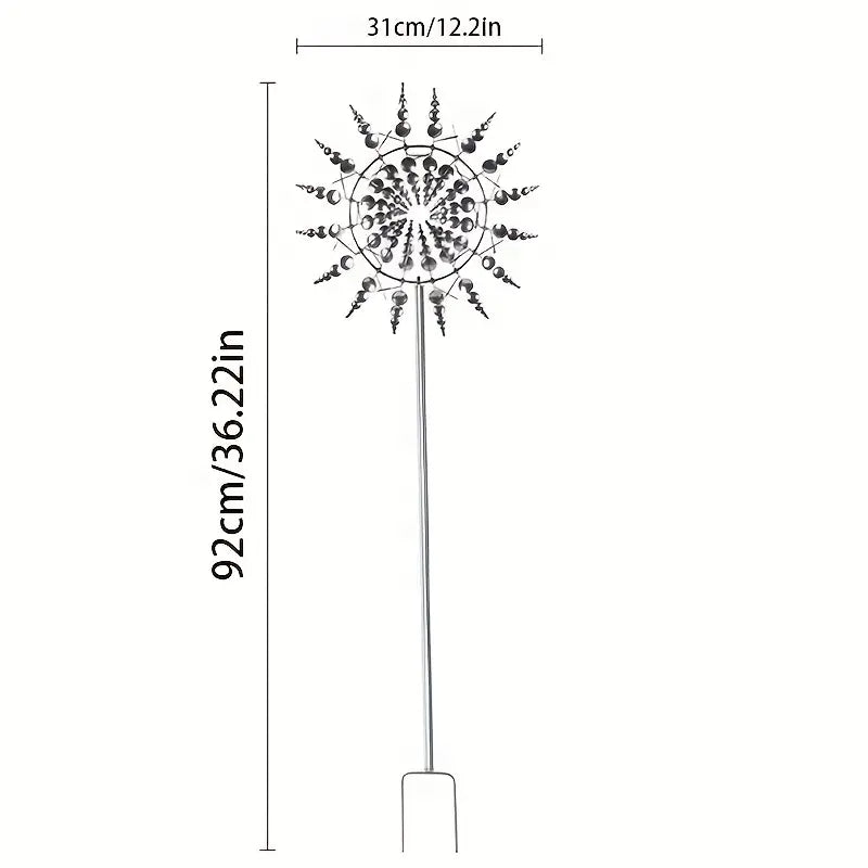 Distinctive Enchanting Metal Windmill