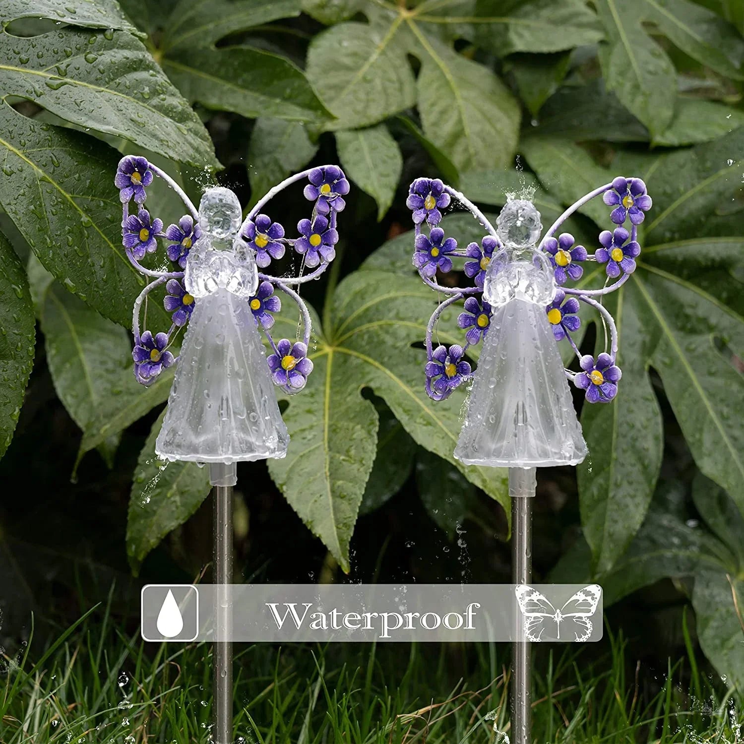 Solar Angel Garden Stake Lights