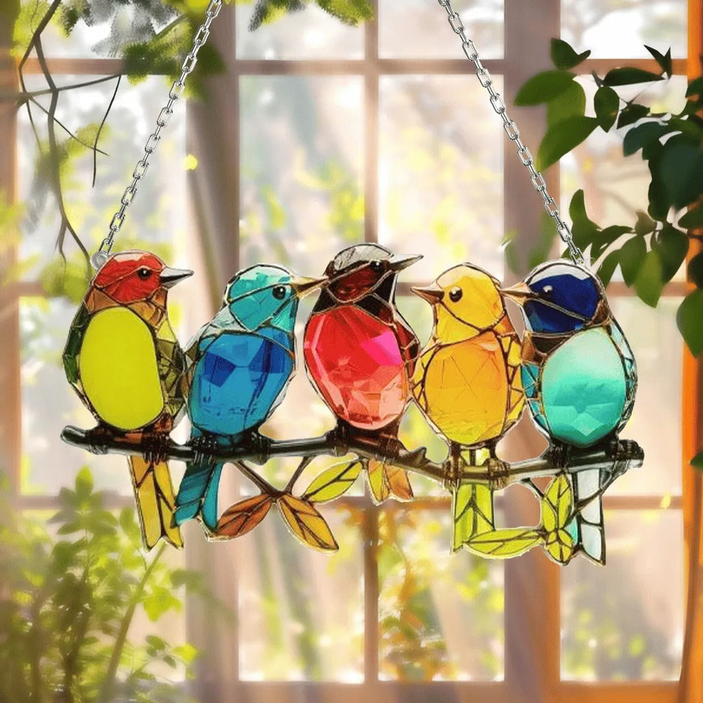 Colorful Birds Ornament