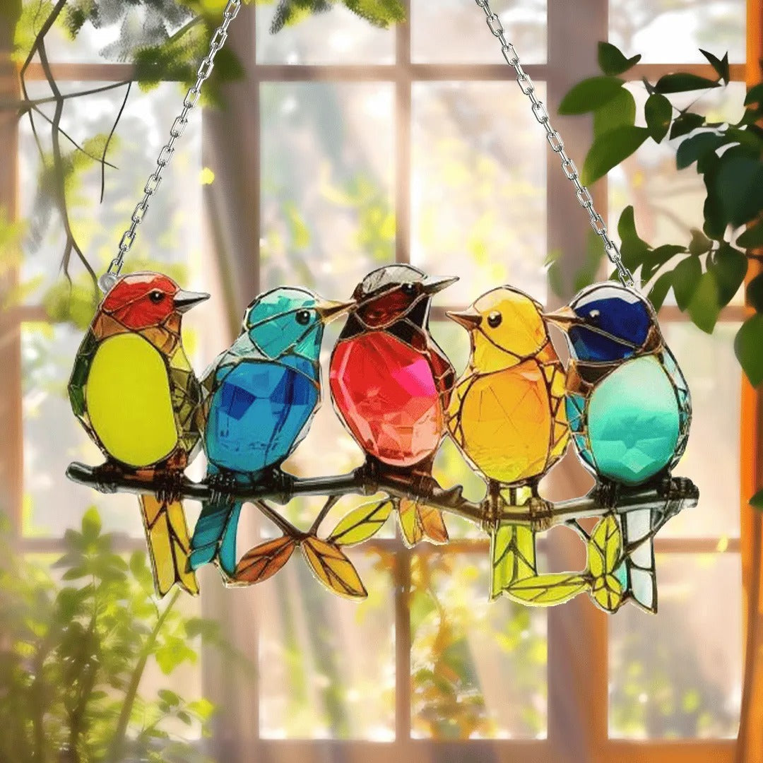 Colorful Birds Ornament