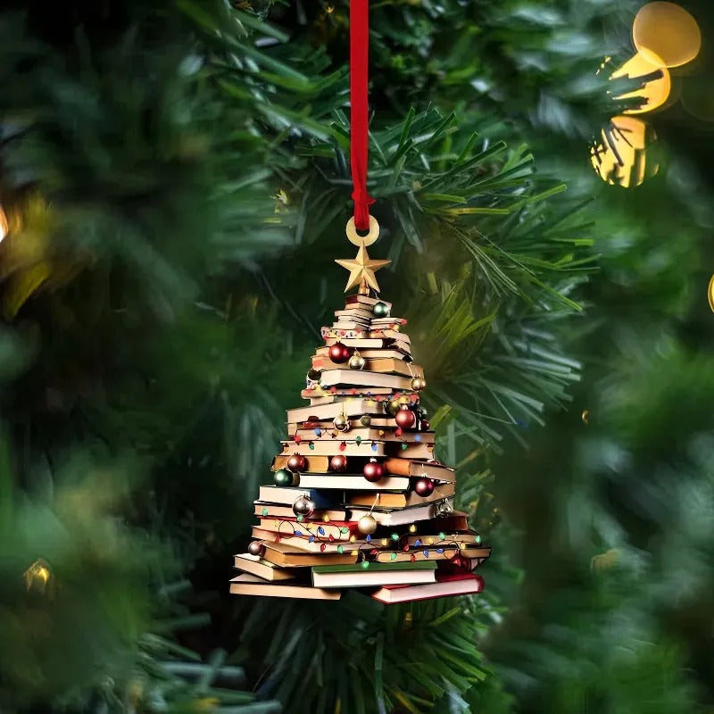 Christmas Book Tree Ornament