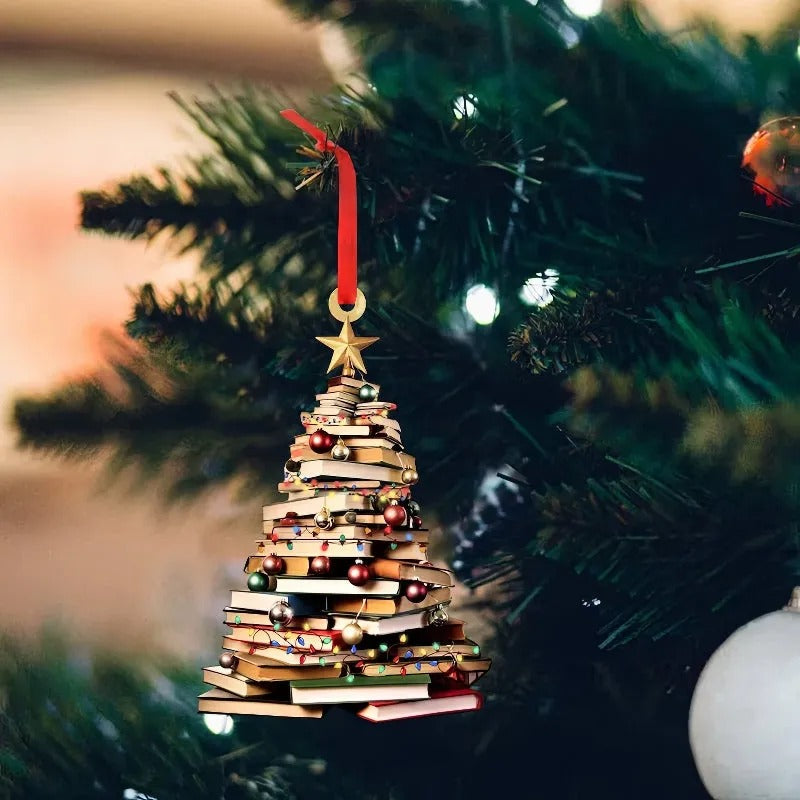 Christmas Book Tree Ornament