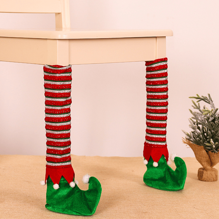 Christmas Chair Leg Covers (Holiday Boot Design)