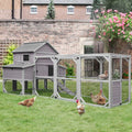 59 Square Feet Chicken Coop with Outdoor Run Hot Deal - Selling Fast!D6F3L1M2K9